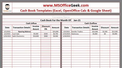 cashbook online.